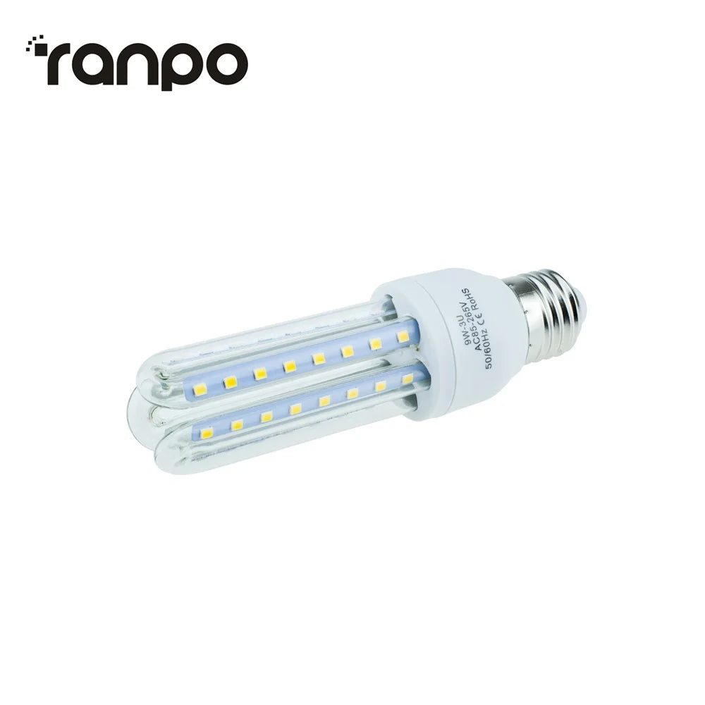 Energy Saving E27 LED Corn Light Bulbs 3W 5W 7W 9W 12W U Tube Fluorescent Neon Flood Lights 220V 110V Home Lamps 360° Lighting