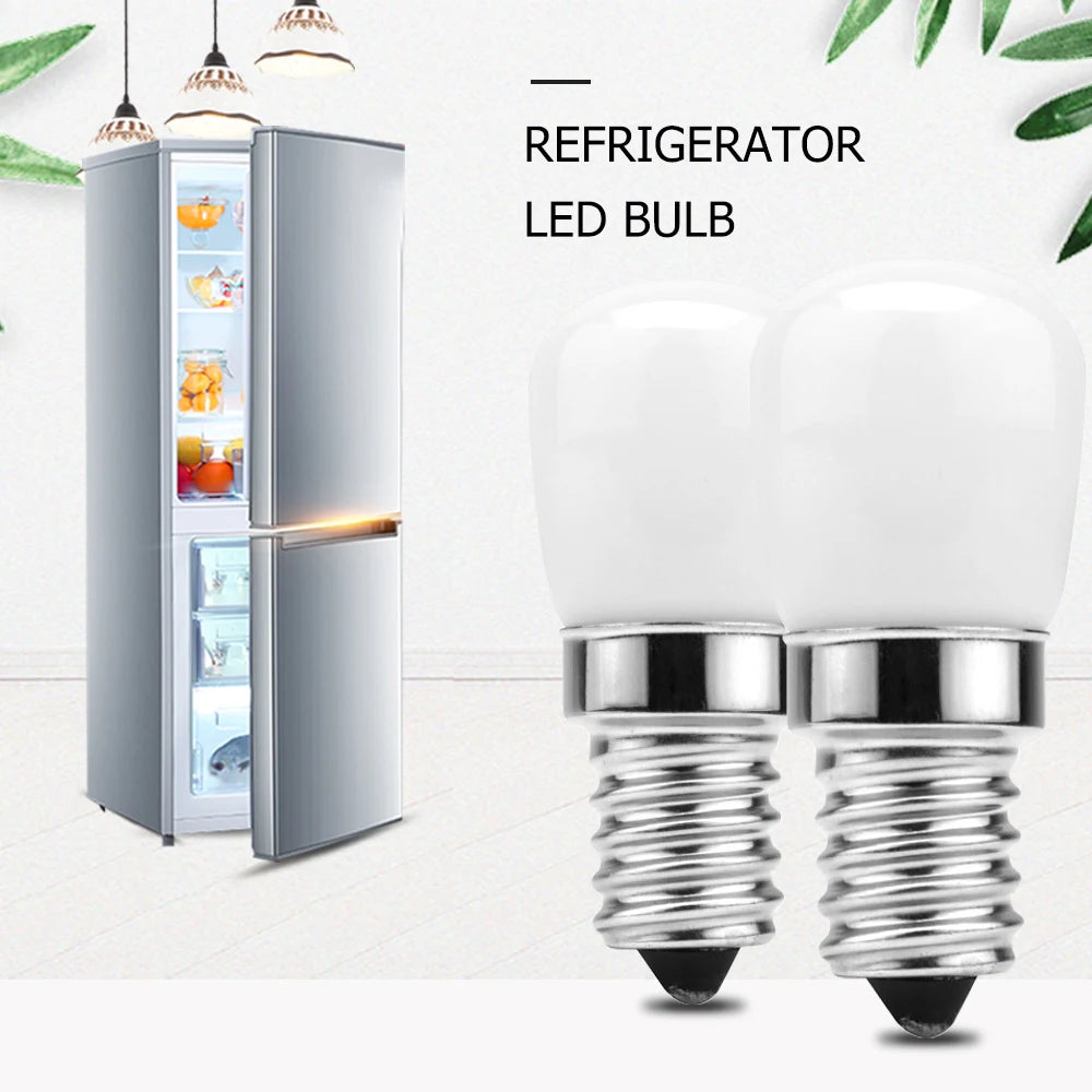 5pcs/lot LED Fridge Light Bulb E14 3W Refrigerator Corn bulb AC 220V LED Lamp White/Warm white Replace Halogen Chandelier Light
