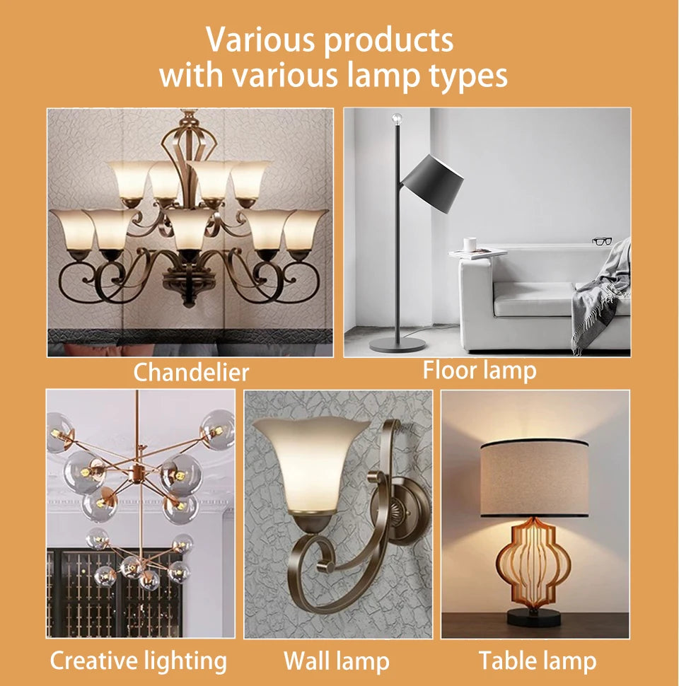 4Pcs/lot Retro Spiral Light LED Filament Bulb 220V ST64 G125 G95 G80 T45 C35 A60 4W 2200K Vintage Lamps For Decorative Lighting