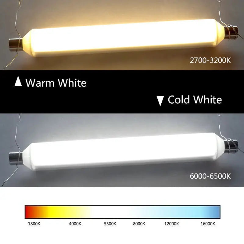 310mm S19 LED tube light 8W Dimmable mirror linestra tube light bathroom wall lamp AC85-265V