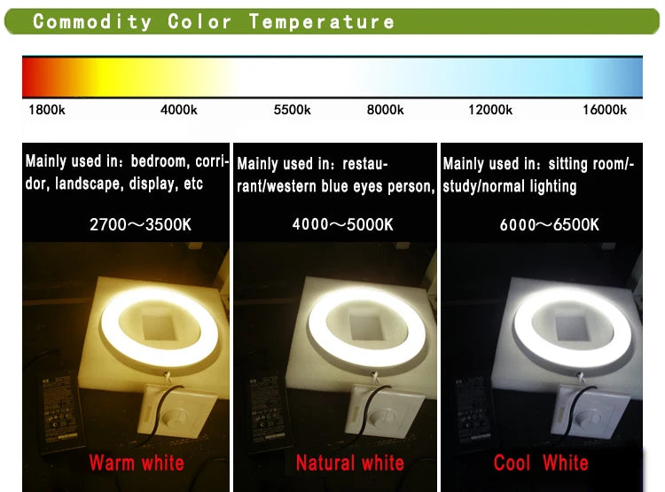 T9 LED Circular Tubes 205mm 375mm G10Q LED Circle lamp 4pins 225mm LED Round Tubo Fluorescent lamps replace leds