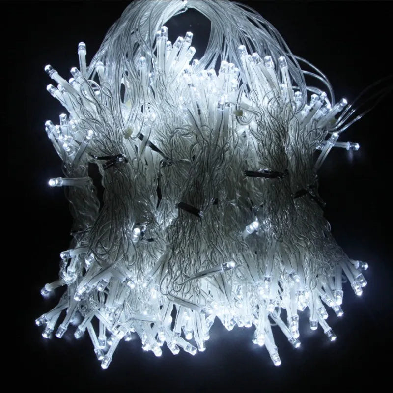 Outdoor Led Curtain Lights String Waterproof Icicle Light Garland On The Window Garden Lamp Fairy Light Christmas New Year Decor
