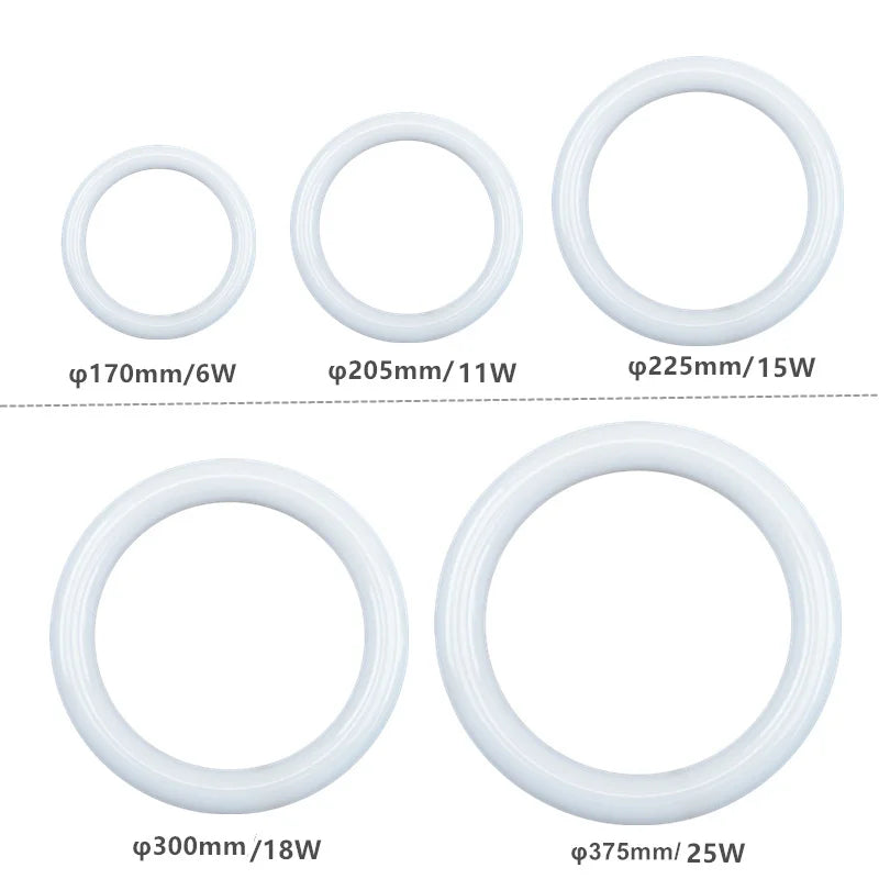 T9 LED Circline Light Bulb 8 Inch 12Inch 85-265V FC8T9 Replacement for 22W Circle Fluorescent Lamp Fixture G10Q LED Circular