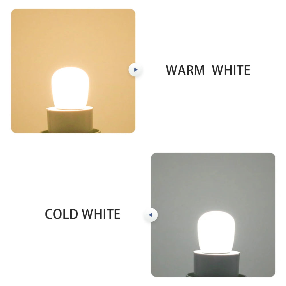 5pcs/lot LED Fridge Light Bulb E14 3W Refrigerator Corn bulb AC 220V LED Lamp White/Warm white Replace Halogen Chandelier Light