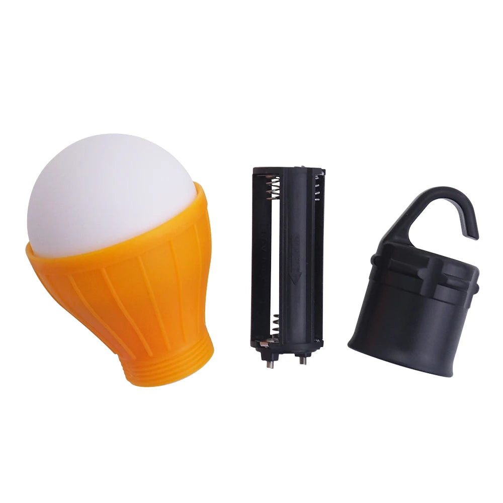 LED Tent Lamp Camping Light Portable LED Lantern Emergency Light Bulb Battery Operated 3 Mode Night Light for Backpacking Hiking