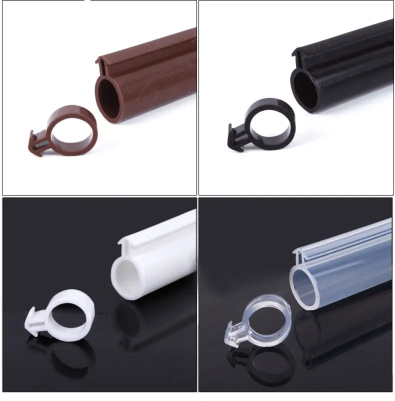 10M O Type Plastic Steel Door Window Sealing Strip Silicon Rubber door window seal Draft Stopper Hollow Bulb Barb Tubular Gasket