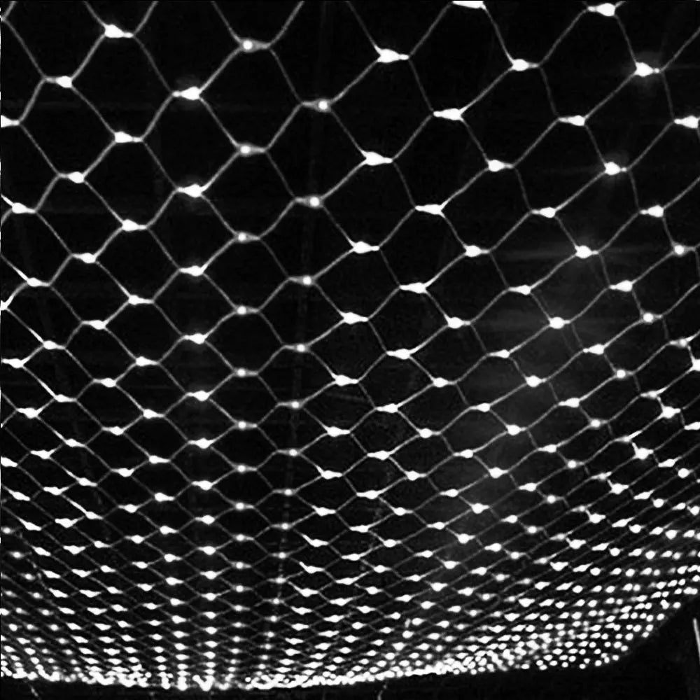 2x3M EU or US Plug LED Net Mesh Fairy String Light Garland Window Curtain Christmas Fairy Light Wedding Party Holiday Decoration