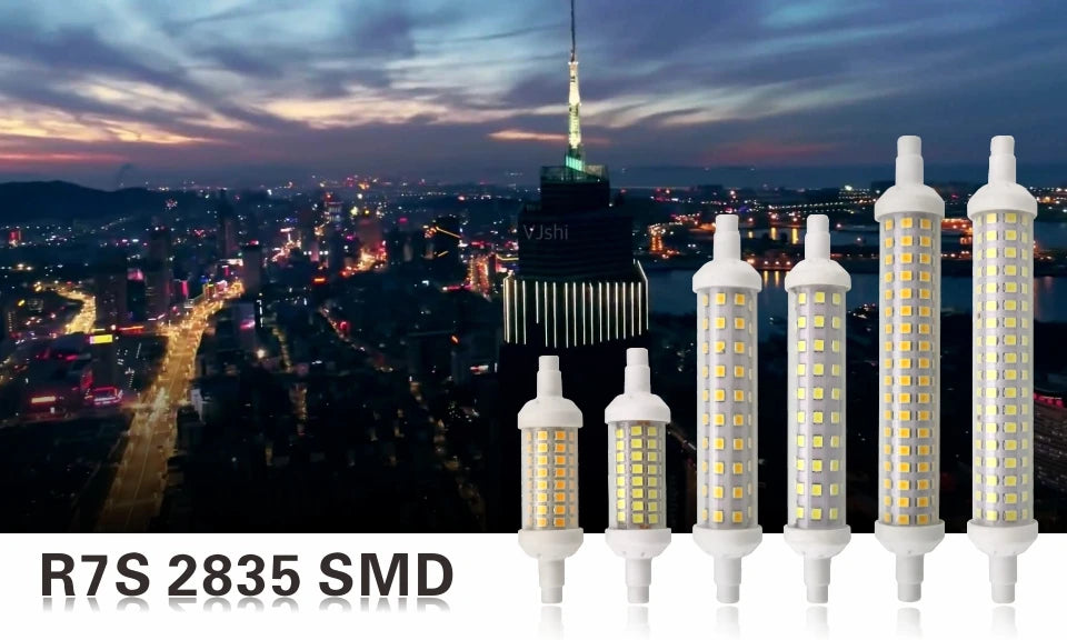 R7S LED 78mm 118mm 135mm r7s Light Bulb 6w 9w 12w SMD 2835 Lampada LED Lamp 220V corn light Energy Saving Replace Halogen Light