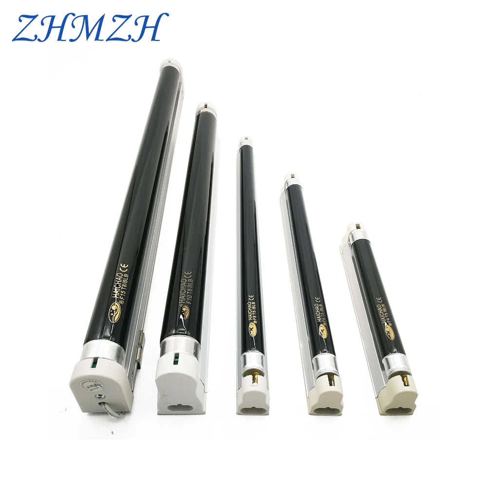 4w 6w 8w 10w 15w T5 T8 BLB UV Black Light Ultraviolet Lamp UVA Fluorescence 365nm Detect Verify Tube Purple Curing Light Bulb