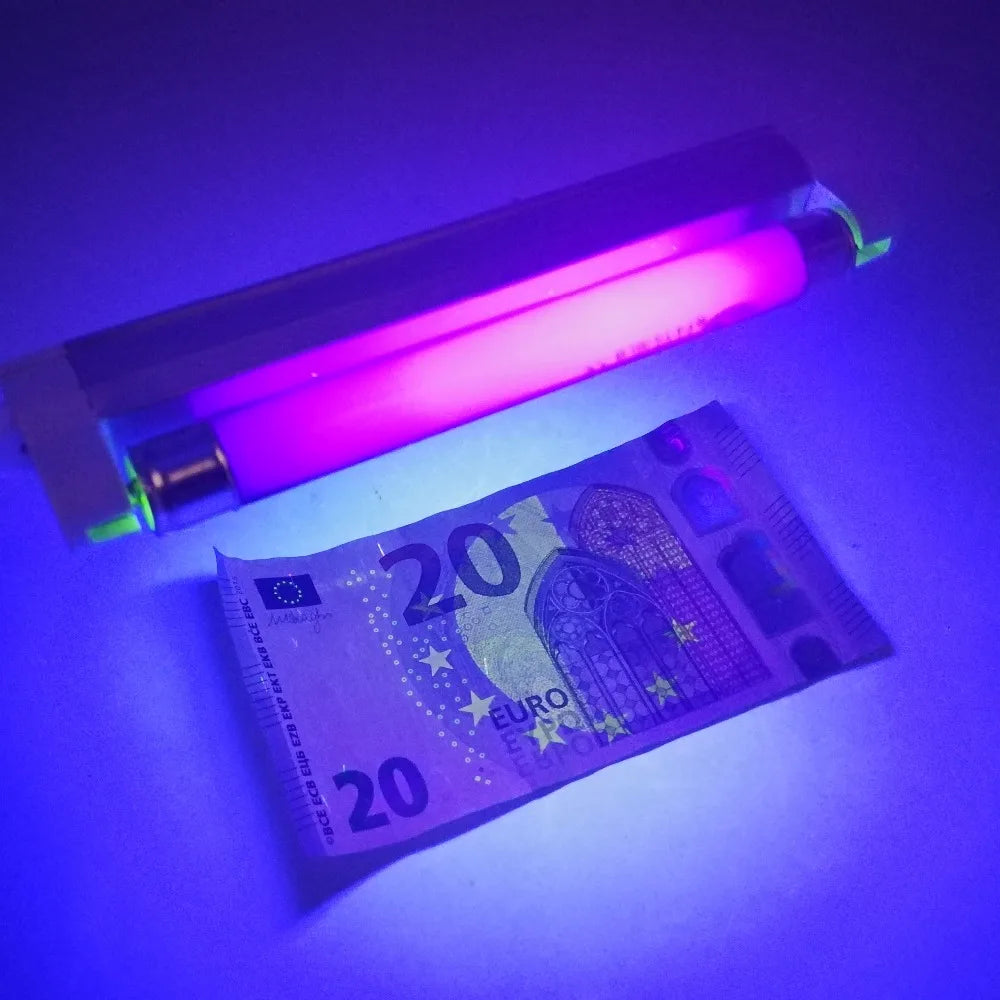 4w 6w 8w 10w 15w T5 T8 BLB UV Black Light Ultraviolet Lamp UVA Fluorescence 365nm Detect Verify Tube Purple Curing Light Bulb