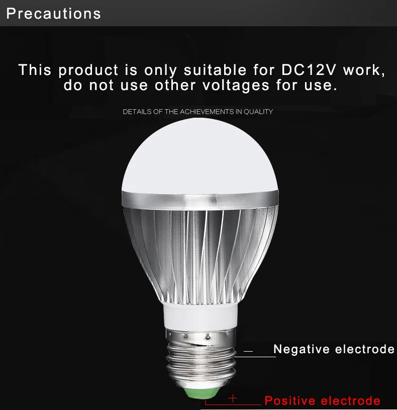 E27 E14 LED Bulb Lights DC 12V smd 2835chip lampada luz E27 lamp 3W 6W 9W 12W 15W 18W spot bulb Led Light Bulbs
