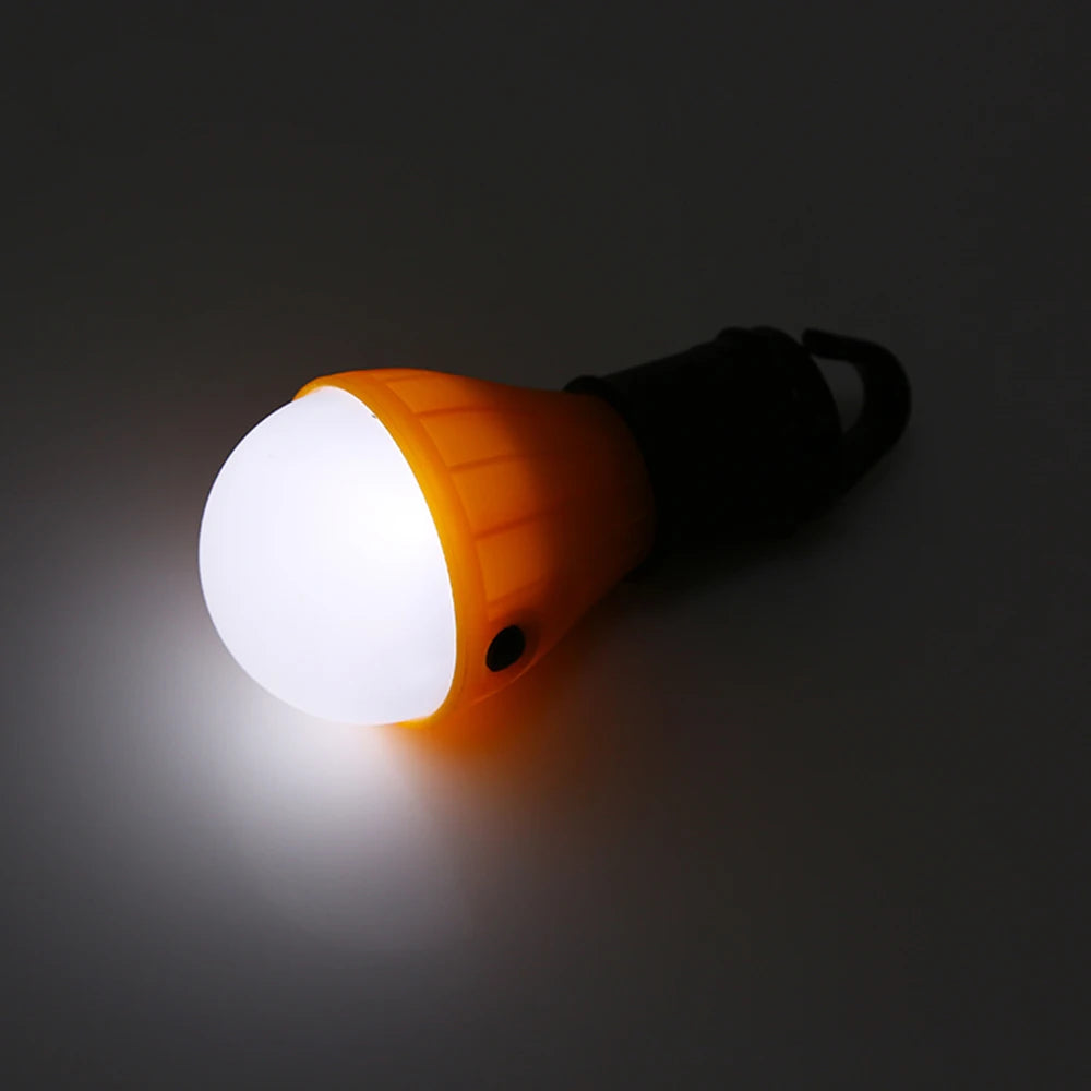 LED Tent Lamp Camping Light Portable LED Lantern Emergency Light Bulb Battery Operated 3 Mode Night Light for Backpacking Hiking