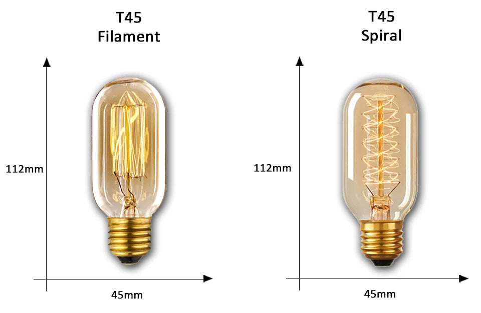 Retro Edison Bulb E27 220V 40W Ampoule Dimmable Vintage Bulb Edison Lamp Incandescent Light Bulb Home Decor Filament Light Bulb