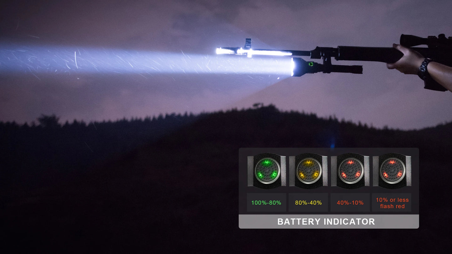 Trustfire T70 Hunting Flashlight 18650 2300lm LED Torch Ultra Powerful Rechargeable Light Tactical Camping Lamp