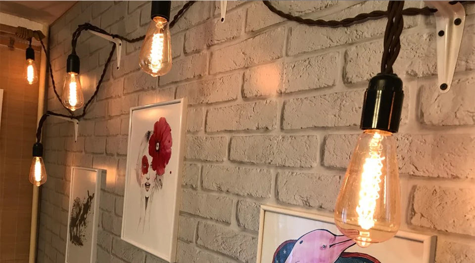 Dimmable Retro Edison Light Bulb E27 AC 220V 110V 40W Vintage Industrial Decor Filament Bulb Lamps A19 ST64 T10 T45 G80 G95 G125