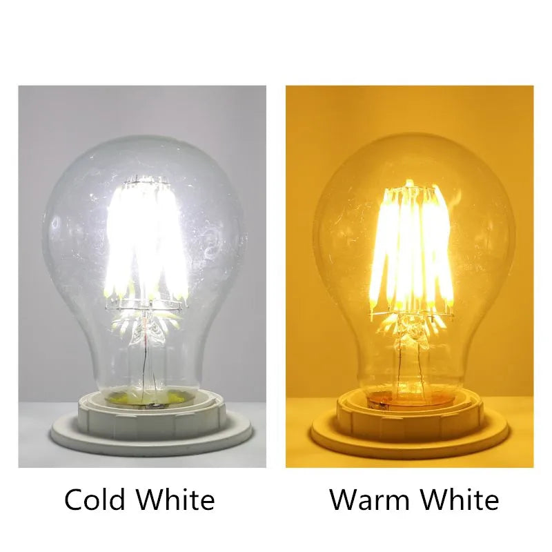 LED Filament Bulb E27 E14 Retro Edison Lamp 220V-240V Light Bulb C35 G45 A60 ST64 G80 G95 G125 Glass Bulb Vintage Candle Light