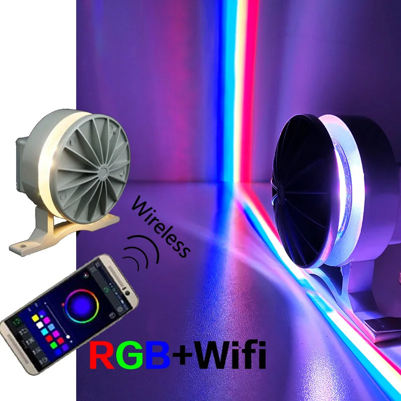 LED Window Sill Lights 110V 220V Warm White Door Frame Wall KTV Hotel Garage Corridor Decoration Lamps 360 Degree Bright IP67
