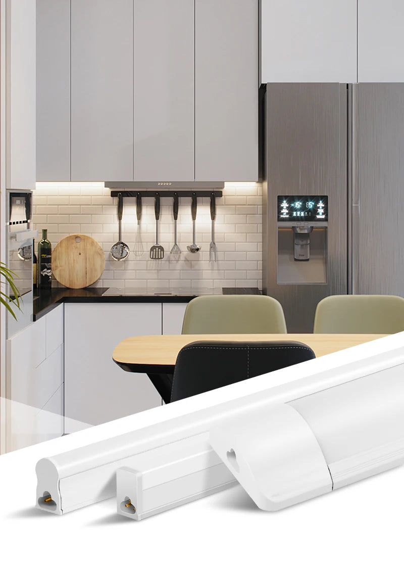 T5 T8 Led Tube Light 220V 30cm 60cm 120cm Wall Lamp Bulb Light Lampada 20W Tobe lampa 2FT 4FT For Home Indoor Kitchen Lighting