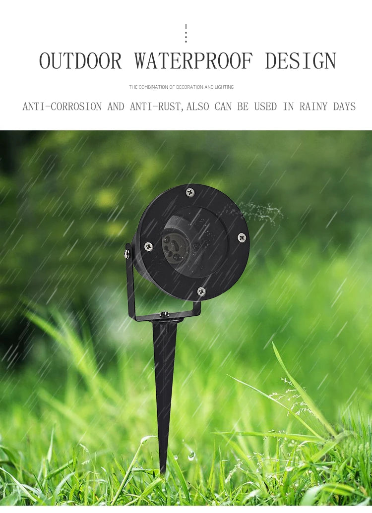 IP65 Outdoor Garden GU10 Mr16 220V 110V LED Lawn Spike Light Pond Path Landscape Spot Light Bulbs