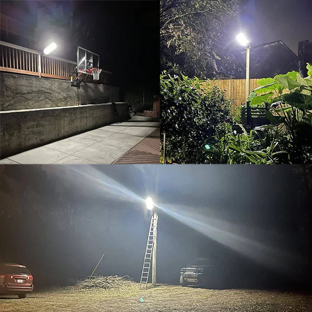 Super Large Solar Street Light Outdoor Human Motion Sensor Waterproof Ultra Wide 3 Modes Induction Wall Lamp for Yard Garden