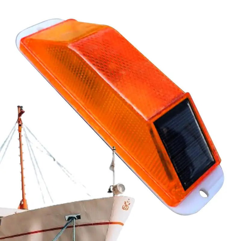 Solar Strobe Warning Light Outline Safety Traffic Night Warning Flashlight Beacon Construction Obstacle Flashing Light