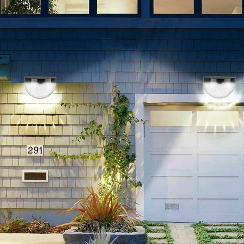 10Pack LED Solar Light Outdoor Wall Lamps Energy Garden Lamps Waterproof Solar Fence Lamp Christmas Decoration Festoon Led Light