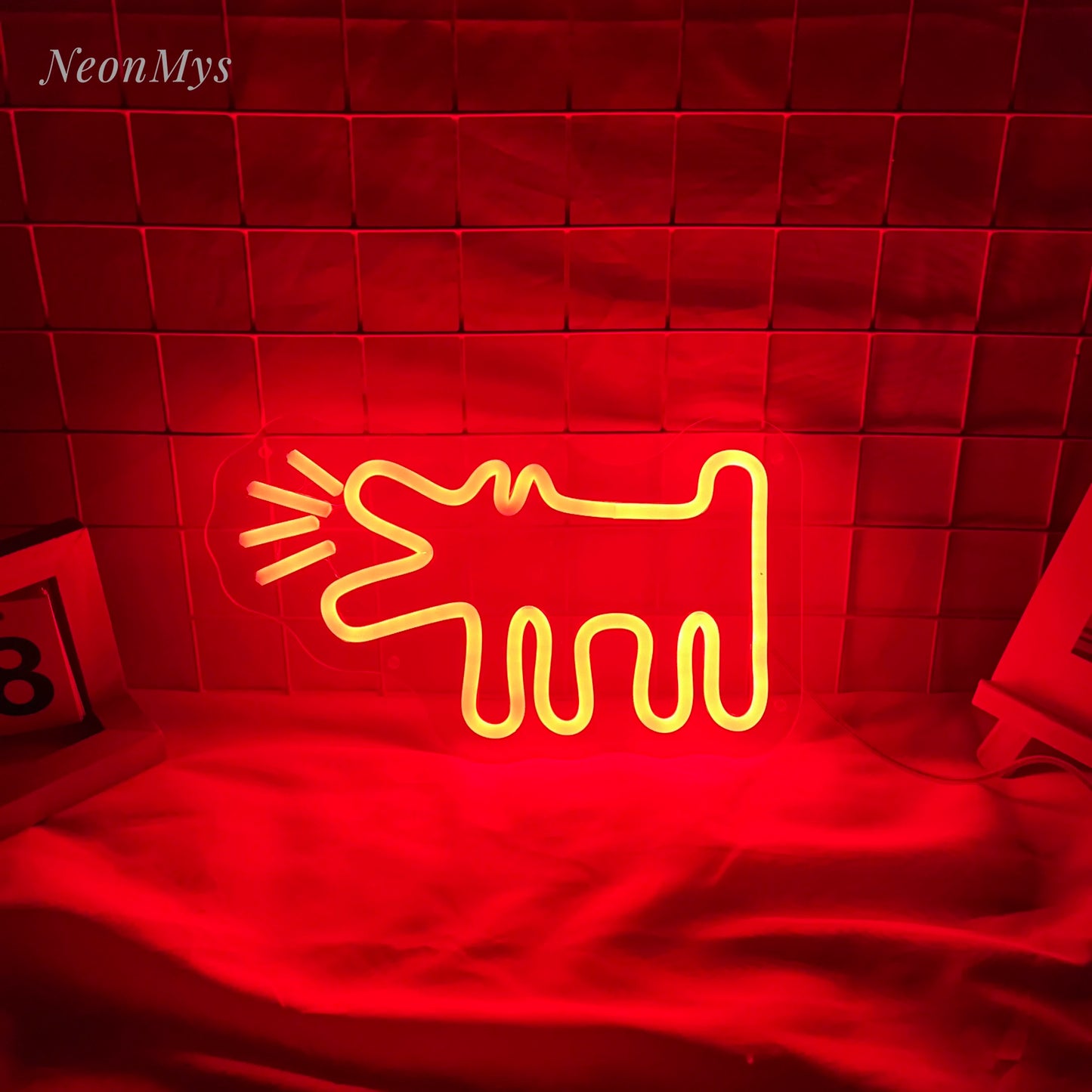 Barking Dog Neon Sign Pet Shop Decor Led Light Birthday Gift for Pet Lover Neon Kids Bedroom wall Art Decor Acrylic Neon Signs