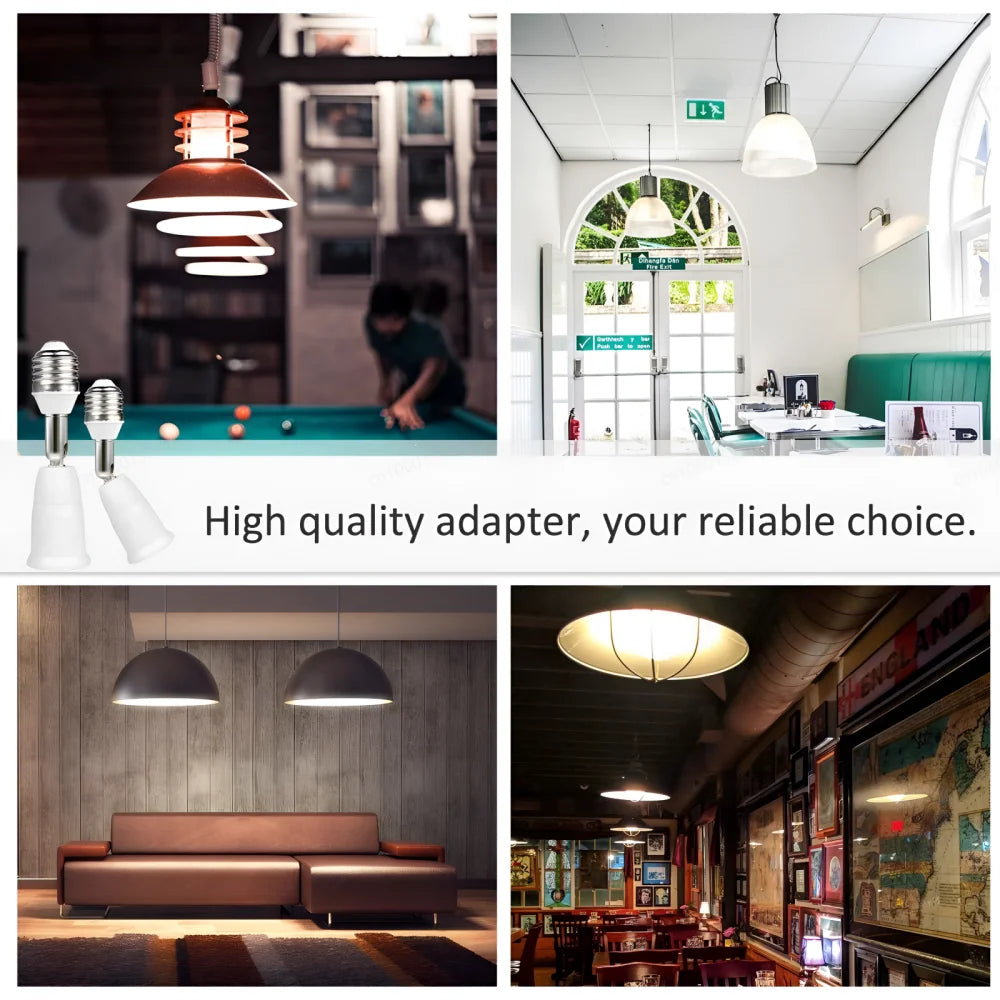 E27 TO E14 LED Bulb Lamp Holder 2 in 1/3 in 1/4 in 1/5 in 1 E27 Base Socket Splitter LED Lamp Socket Light Bulb Adapter Holder