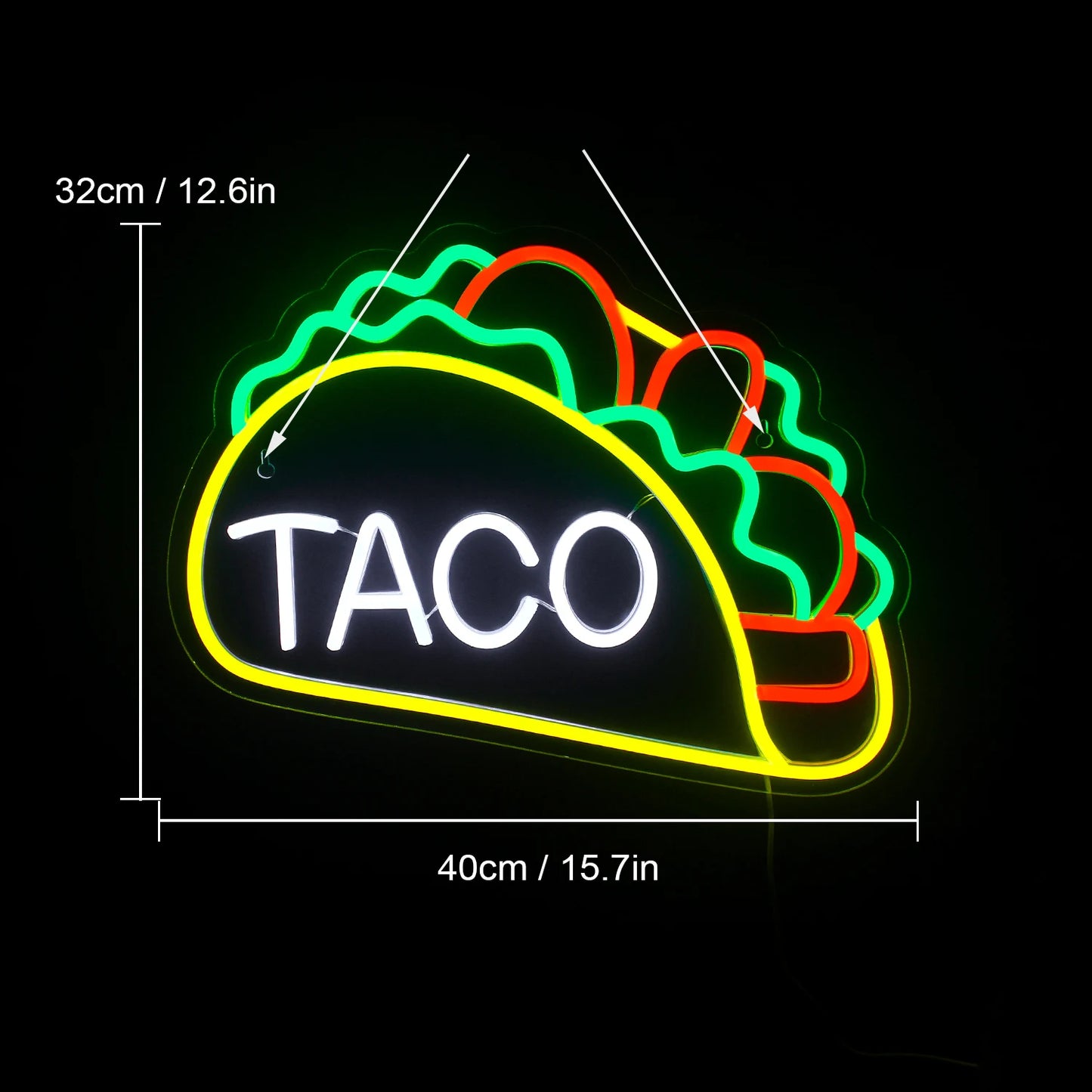 Fast Food Restaurant Neon Wall Art Decoration Hot Dogs Tacos BBQ Room Decor For Party Decoration Commercial Street Shop Lighting