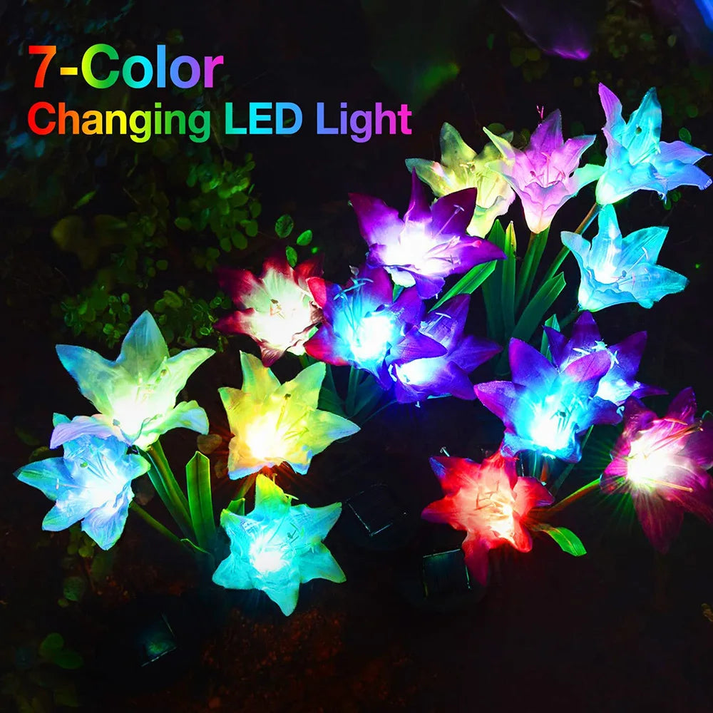 8/10LED Solar Light Outdoor Waterproof Garden Decoration Landscape Lights Firefly Garden Lamp Courtyard Garden Decor