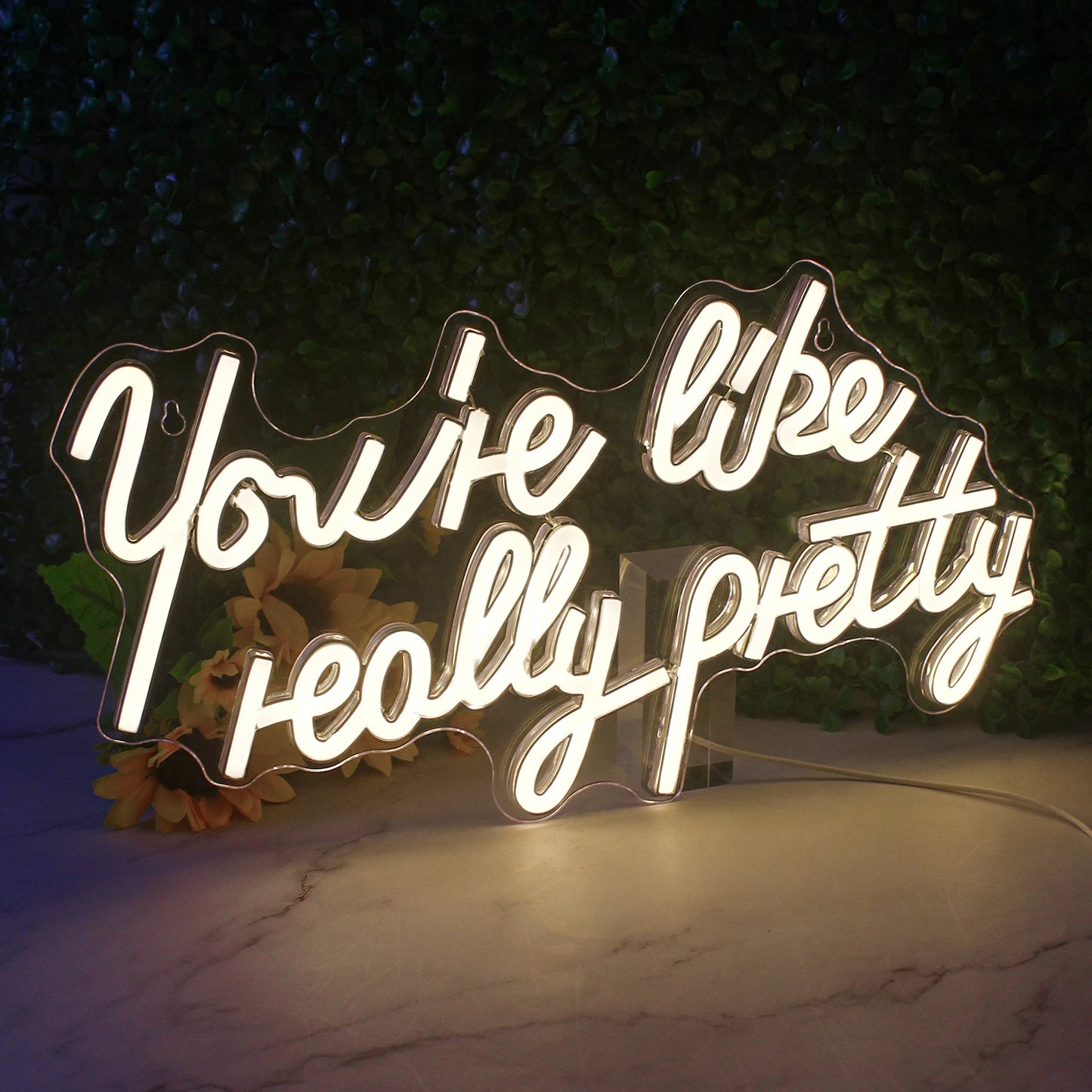 It Was Always You Neon Signs LED Wedding Boda Party Romantic Sign Lights Bedroom Room Decor Art Wall Oh Baby Decoration Lamp