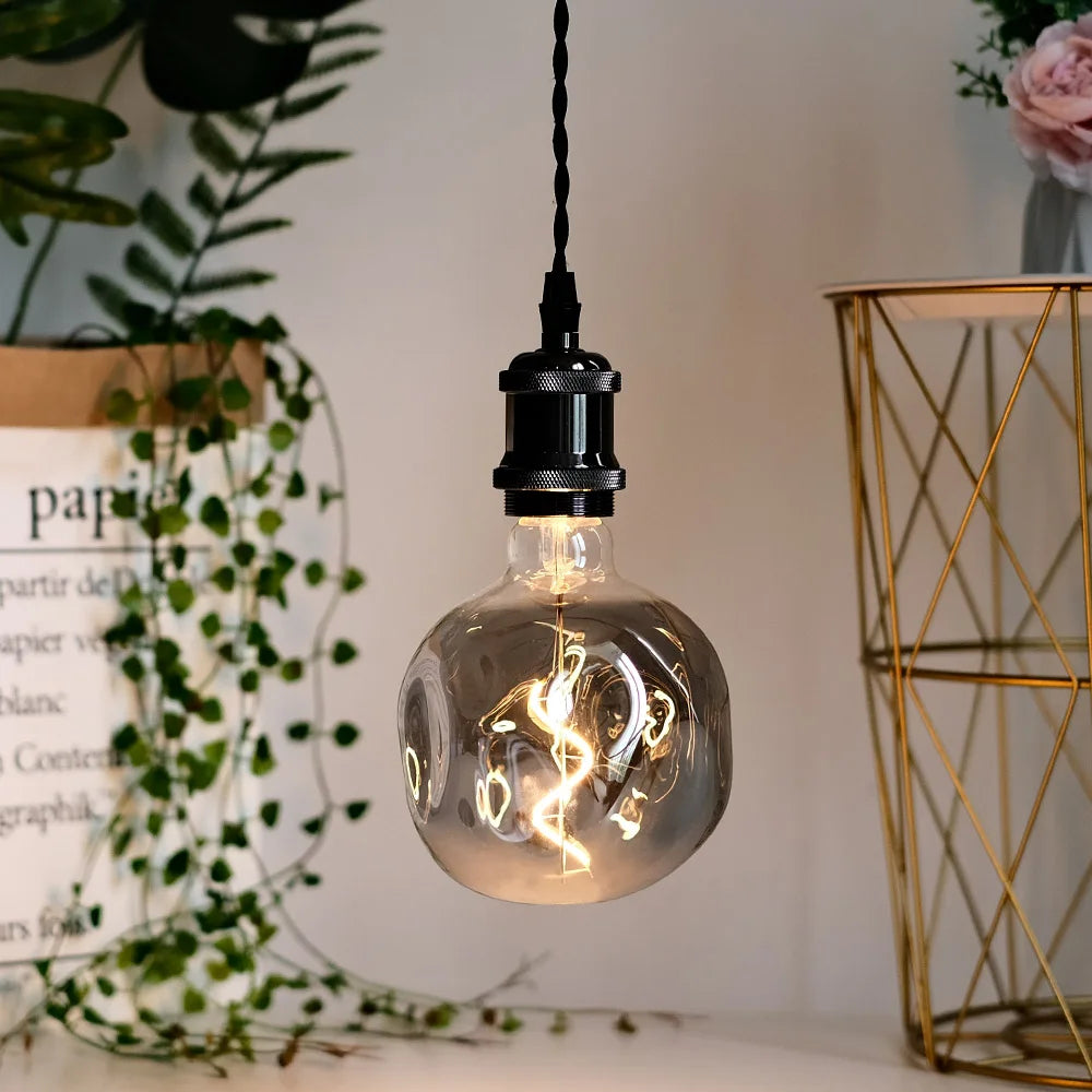 TIANFAN Vintage Led Bulb G125 Special Shaped Big Stone 4W Dimmable 110V 220V E26 E27 Decorative Edison Bulb