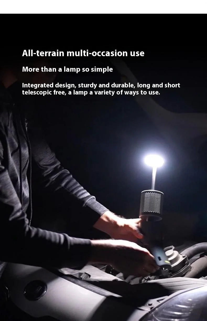 Telescopic Camping Light 10000mAh Portable Lanterns LED Adventure Hiking Fishing Tents Campsite Ambiance Lamp with Magnet Tripod