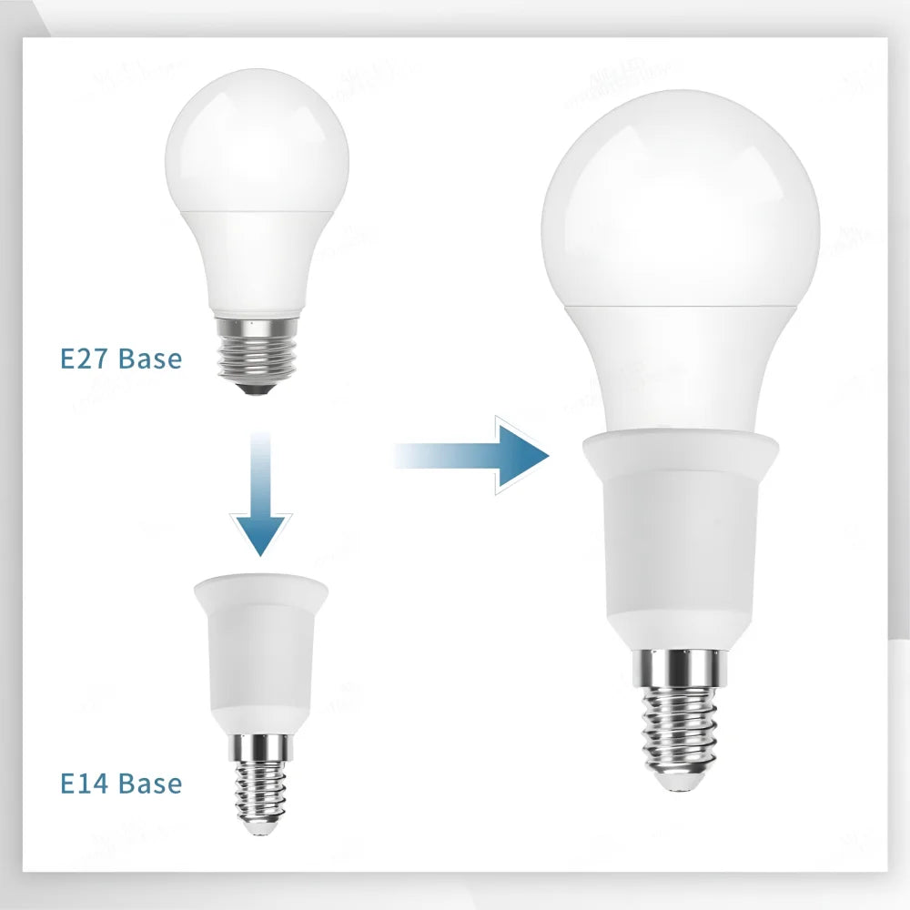 E27 TO E14 LED Bulb Lamp Holder 2 in 1/3 in 1/4 in 1/5 in 1 E27 Base Socket Splitter LED Lamp Socket Light Bulb Adapter Holder