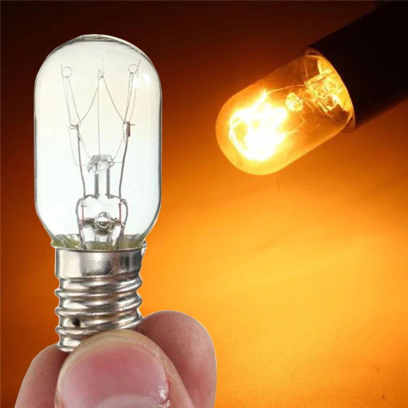 20pcs/set Salt Lamp Bulb 15w E14 Screw In Pygmy Bulbs Fridge Appliance Oven Replacement Glass Bulbs For Refrigerator Accessories