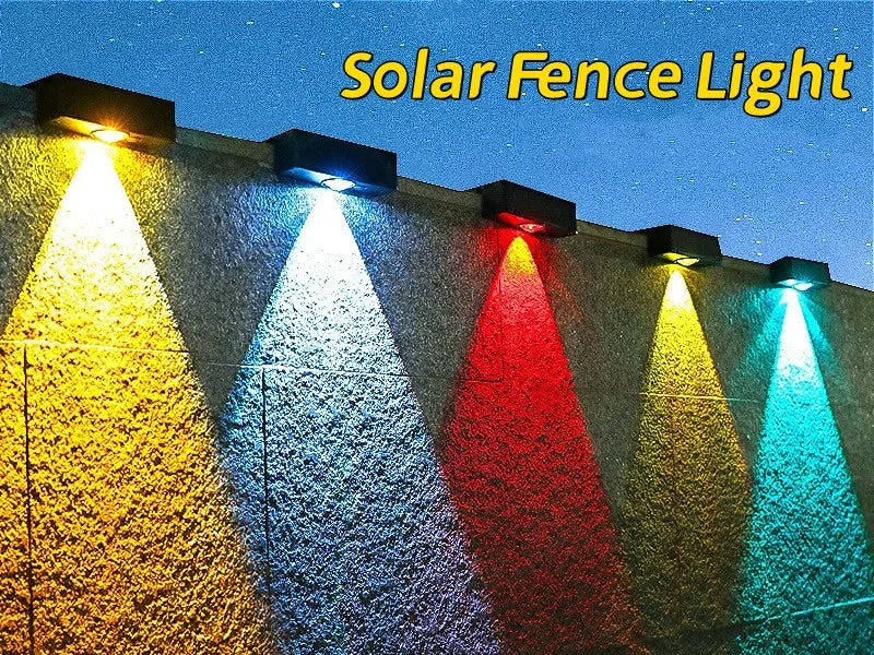 Solar Wall Lamp Led Outdoor Waterproof Decoration Garden Lamp Up And Down Luminous Lighting for Wall Porch Balcony Garden Street