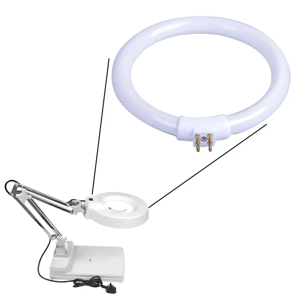 11W T4 Round Lamp Tube Light Tube With 4 Pins Circle Light Bulb White Circline Fluorescent Led Light Replacement