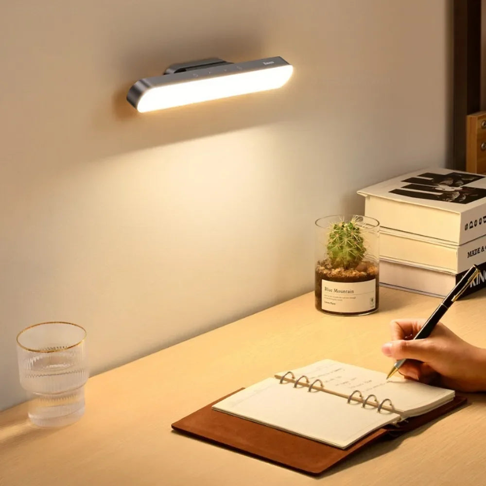Xiaomi Baseus Magnetic Table Lamp Delay Off Dormitory Cabinet Light LED Desk Lamp for Study USB Rechargeable Home Night Light