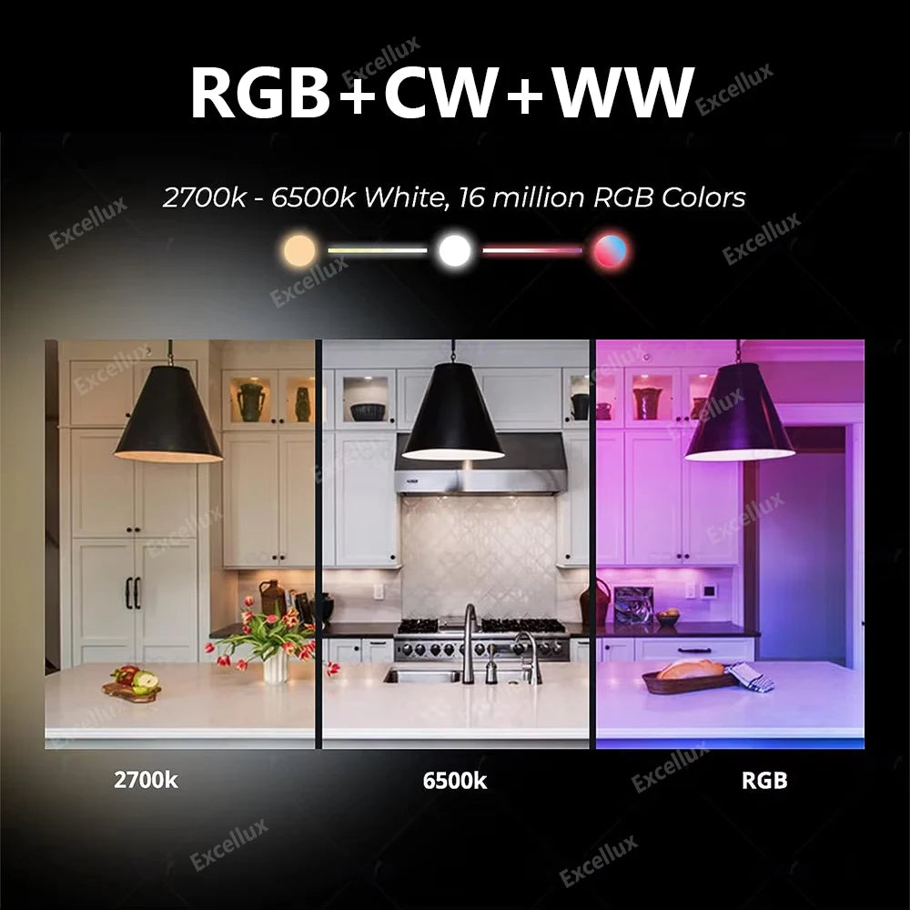 EWelink E27 E14 GU10 Bulb WiFi Zigbee, Dimmable Light LED lamps 3000-6500k RGB,LED Bulbs,Candle Lamp Spot Light Voice With Alexa