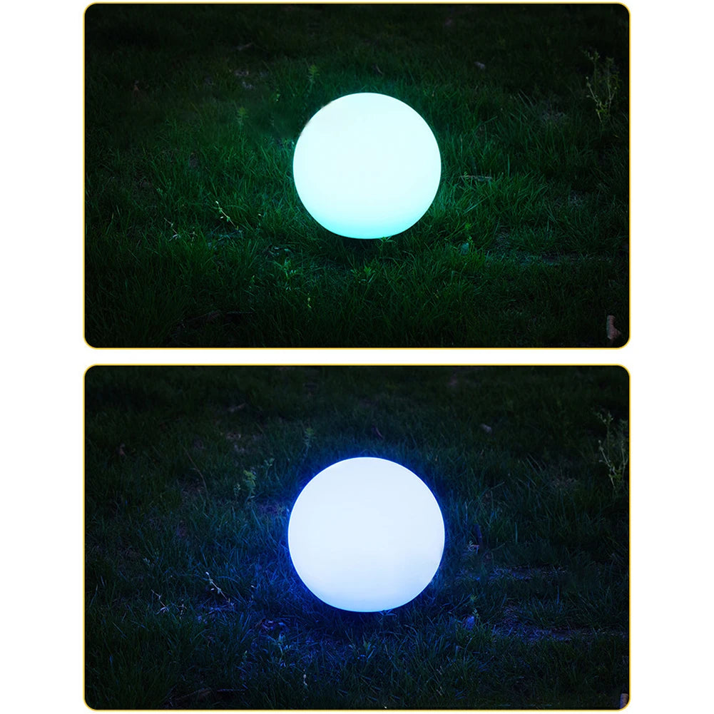 Solar LED Ball Lights Color Changing Outdoor IP65 Waterproof Garden Solar Globe Lamp For Lawn Patio Pathway Yard Decoration