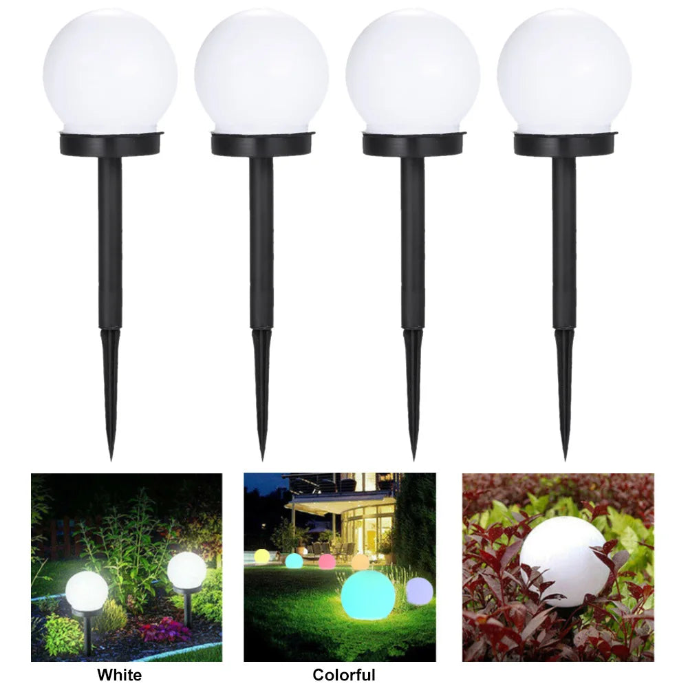 Garden Hanging Solar Light Round Ball Light With Butterfly Waterproof Metal Weaving Hanging Lamp Home Decorative Nightlight