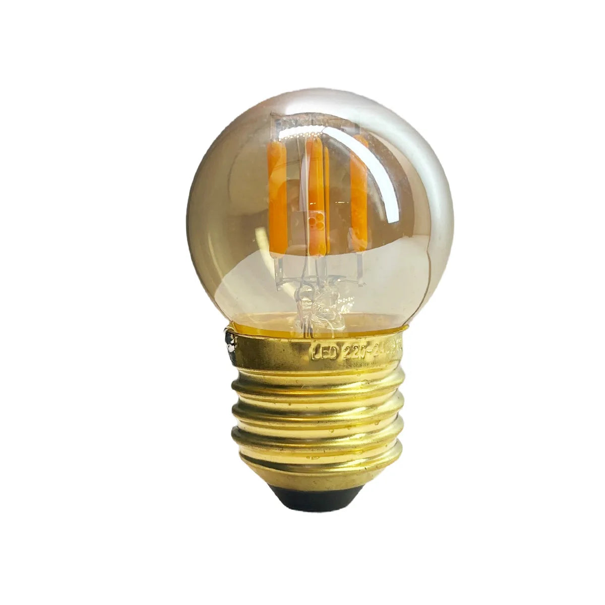 2W 4W 6W Edison LED Filament Bulb E12 E14 E26 E27 LED Globe Lamp 2200K Warm White Vintage Filament Lamp 110V 220V