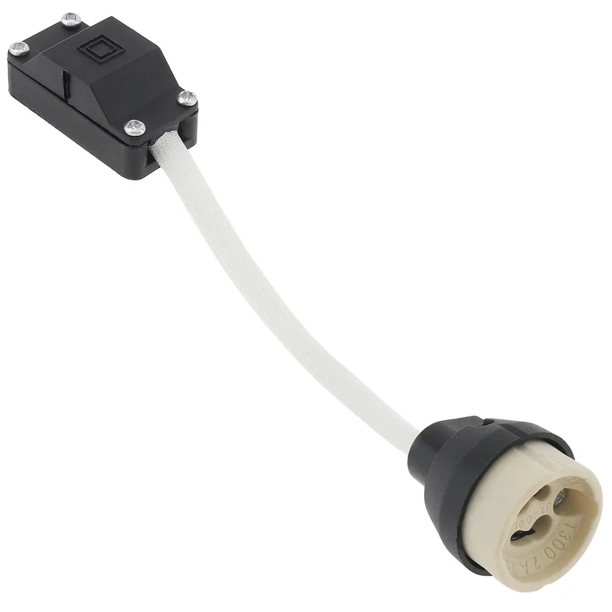 5pcs GU10 Lamp Holder 2A 250V Ceramic Lamp Bases Connector for LED Light Bulbs/Halogen Bulbs Downlight with Terminal Box Socket