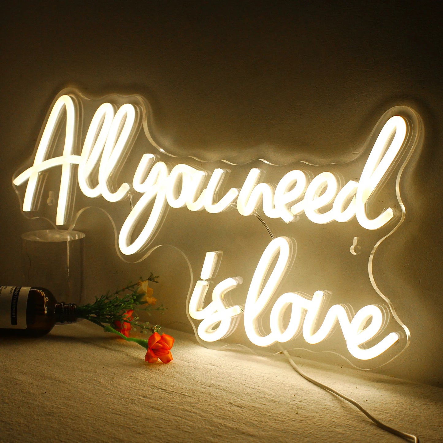 It Was Always You Neon Signs LED Wedding Boda Party Romantic Sign Lights Bedroom Room Decor Art Wall Oh Baby Decoration Lamp