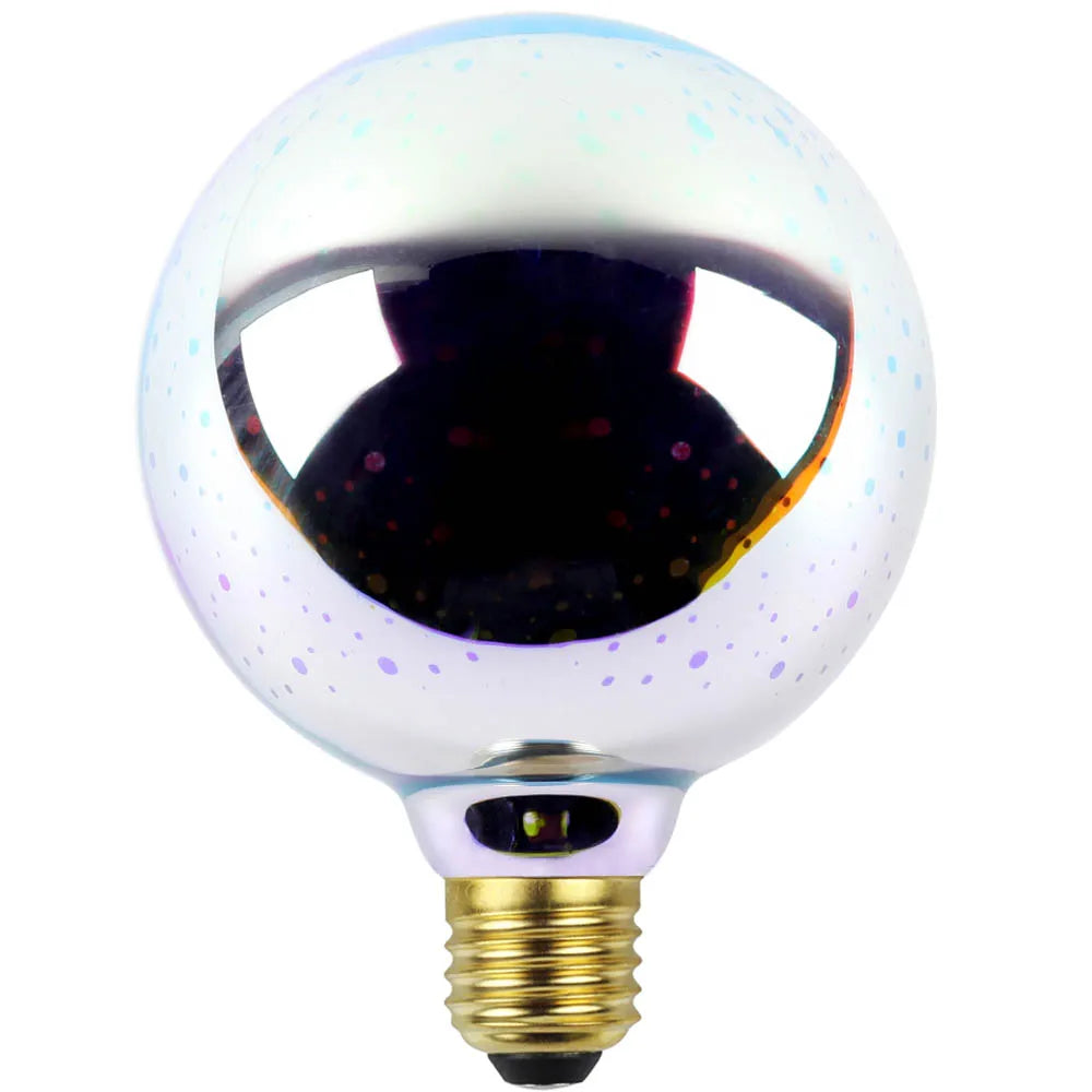 TIANFAN Vintage Led Bulb G95/G30 Edison Bulb 4W 3D Effective AC85-265V E27 Firework Decorative Light Bulb Yellow Warm