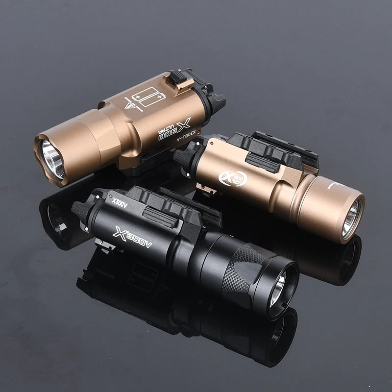 WADSN Tactical Surefir X300 X300U Ultra X300V Pistol Scout Light Rifle Airsoft Weapon Gun Strobe Flashlight Glock G17 19 Torch