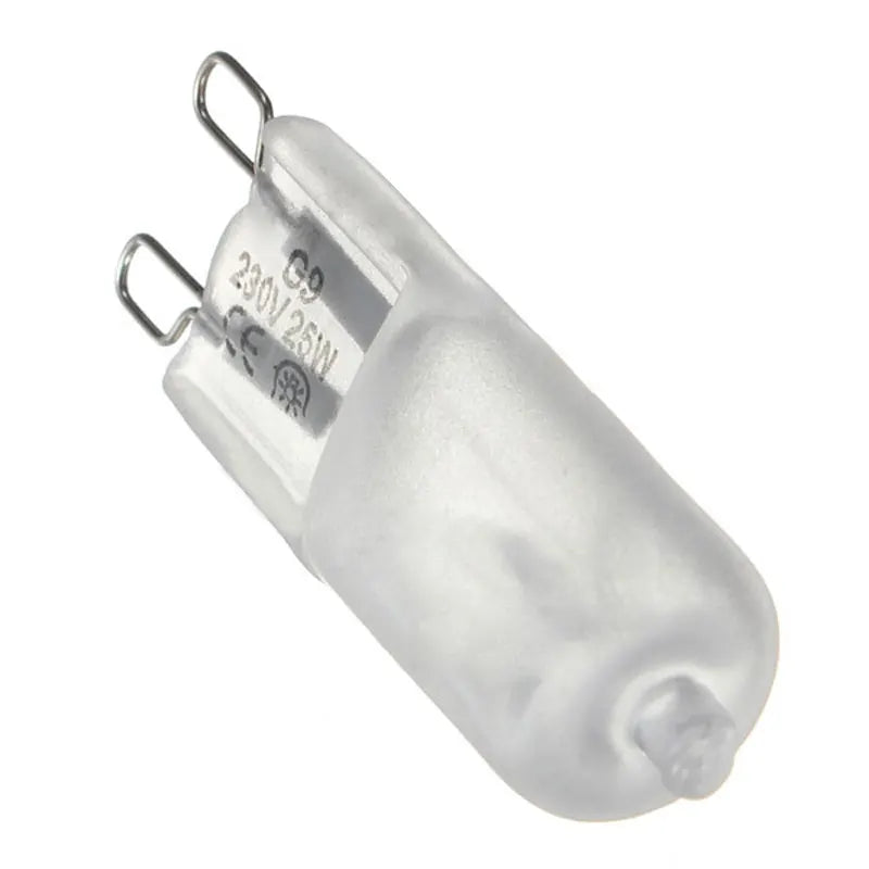10pcs/lot G9 220-240V 25W 40W 60W Portable Warm White Halogen Bulb Light Lamp 3000-3500K Globe 230V Capsule Clear Bulbs