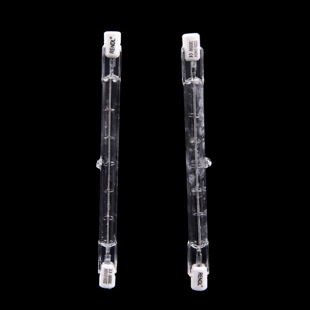 1pc 118mm R7s Halogen Floodlight Bulb Halogen Bulb R7s Bulbs 300W 220V-240V Halogen Lamp Tungsten Filament Double Ended Linear