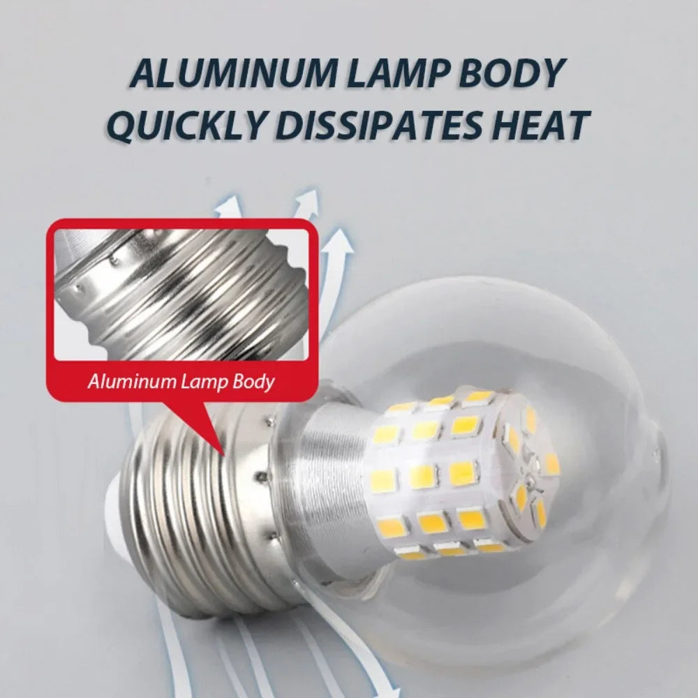 G45 LED Globe Bulb Lamps AC 220V E27 Led Magic Bean Bulb 5W 7W 9W Lamp Spotlight Light Clear Glass Bulb Table Lamp Bulbs