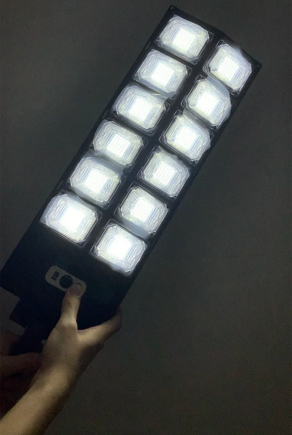 Super Large Solar Street Light Outdoor Human Motion Sensor Waterproof Ultra Wide 3 Modes Induction Wall Lamp for Yard Garden